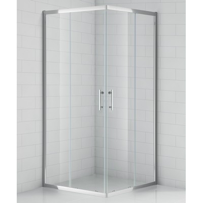 Roltechnik OBS2 900 szögletes zuhanykabin brillant profil transparent betét