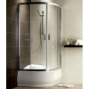 Radaway Premium Plus A1700 íves zuhanykabin króm profil átlátszó üveg 30411-01-01N