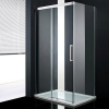 Wellis Fabio 120x90 szögletes zuhanykabin alumínium profil átlátszó üveg