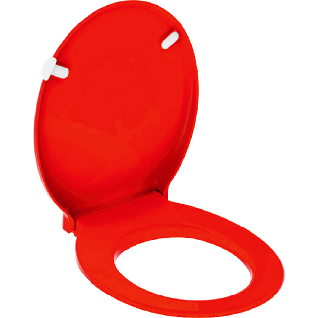 Geberit Selnova Comfort mozgáskorlátozott WC ülőke vörös GE-500.133.00.2