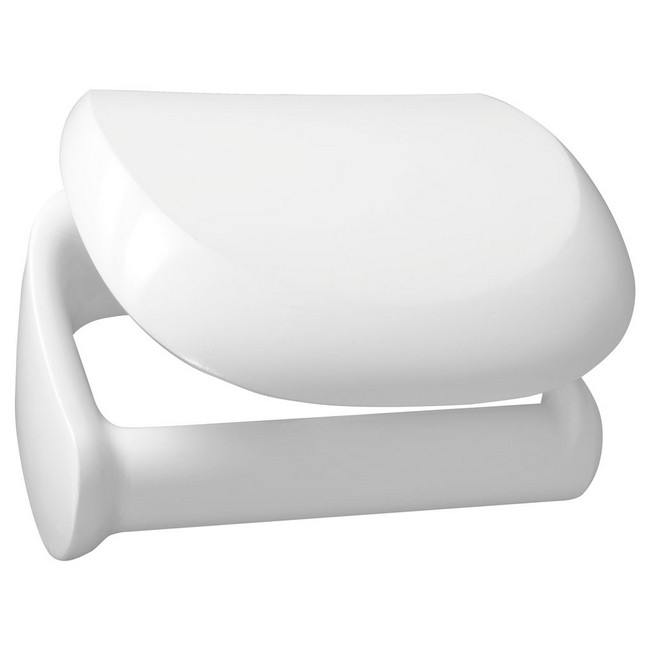 Bisk Athena fedeles WC papír tartó fehér műanyag 28927