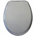 Bisk Iris WC ülőke metálszürke PP műanyag Easy 05867