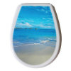 Bisk Lilia WC ülőke tengerpart mintás PP műanyag Easy