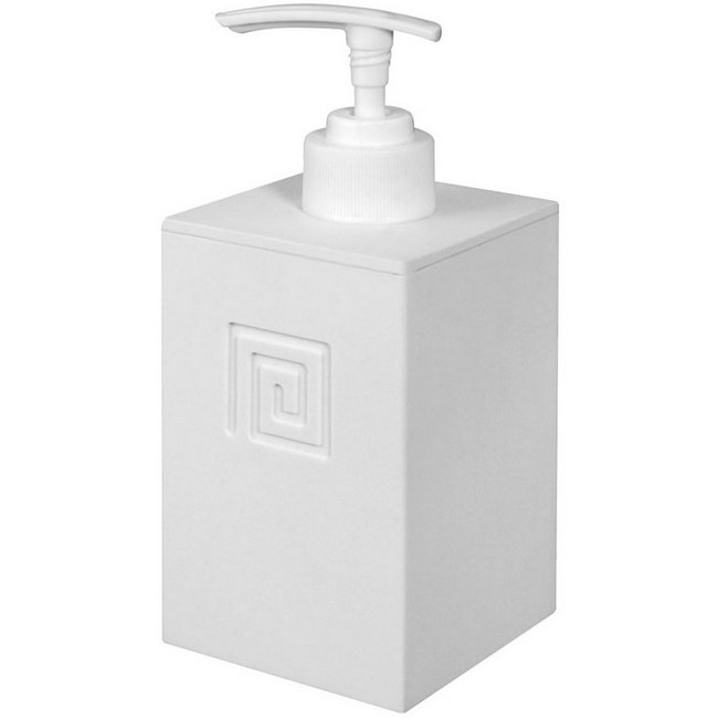 Bisk Meander folyékony szappanadagoló fehér műanyag 10010