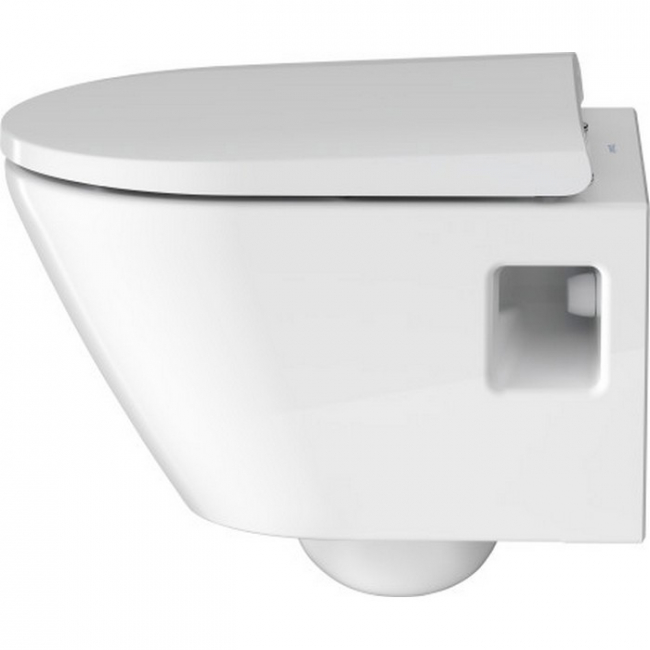 Duravit D-Neo Rimfree kompakt fali WC Duravit látható rögzítés 2587090000 kép