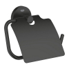 Grohe Essentials fedeles WC papír tartó matt fekete GR-1024652430