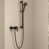 Hansgrohe Vernis Blend egykaros zuhanycsaptelep fekete HG-71640670 képe
