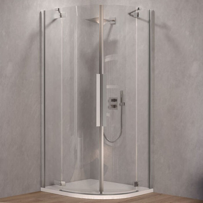 Kolpa San Polaris R 90 zuhanykabin Brill profil átlátszó üveg 515370