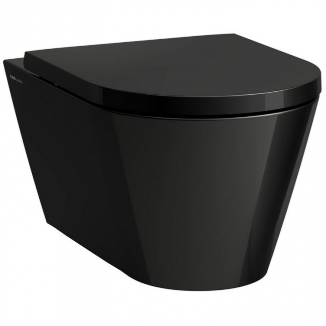 Laufen Kartell Vario fali WC fényes fekete H8203370200001