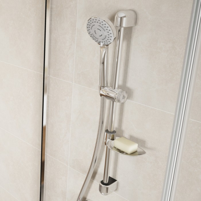 Ferro Tutti 3F zuhanyszett rúddal gégecsővel króm N340 kép