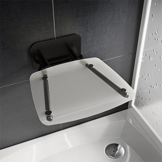 Ravak Ovo B II zuhanykabin ülőke Clear Black B8F0000059
