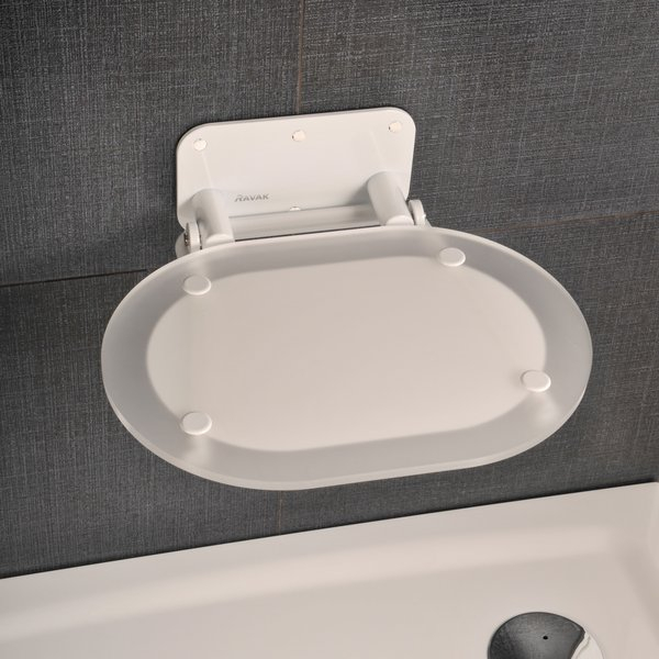 Ravak Chrome zuhanykabin ülőke Clear fehér B8F0000028
