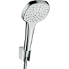 Hansgrohe Croma Select E 1jet zuhanyszett zuhanyrúddal 125 cm fehér króm 26424400