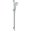 Hansgrohe Croma Select E Multi zuhanyszett zuhanyrúddal 90 cm fehér króm 26590400