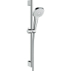 Hansgrohe Croma Select E zuhanyszett zuhanyrúddal 65 cm fehér króm 26582400