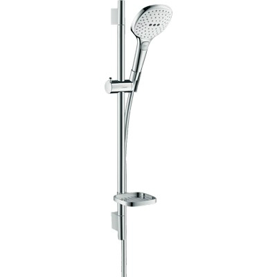 Hansgrohe Raindance Select E zuhanyszett 65 cm zuhanyrúddal fehér króm HG-26620400