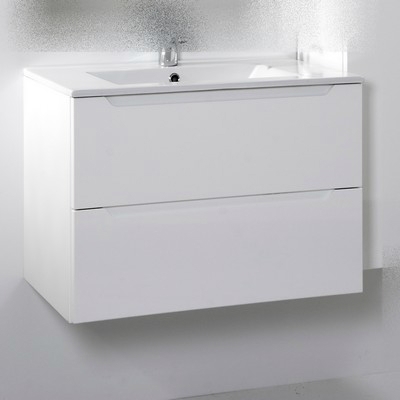 HB Elit fürdőszobaszekrény mosdóval fehér EM60FEH