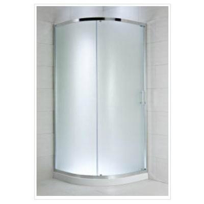 Jika Cubito Pure íves zuhanykabin 90 cm ezüst profil átlátszó üveg 1 ajtós