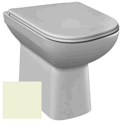 Jika Olymp Deep zárt öblítőperemes Total Clean álló WC csésze mélyöblítésű VARIO kifolyású pergamon