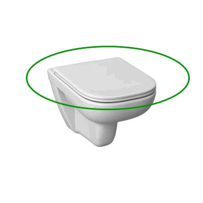 Jika Olymp Deep duroplaszt WC ülőke fém zsanér fehér