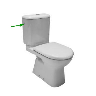 Jika Olymp kombi WC monoblokkos alsó kifolyású mélyöblítésű fehér oldalsó vízbevezetéssel