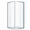 Kolo GEO íves zuhanykabin ezüst profil átlátszó Reflex üveg 190x90 cm