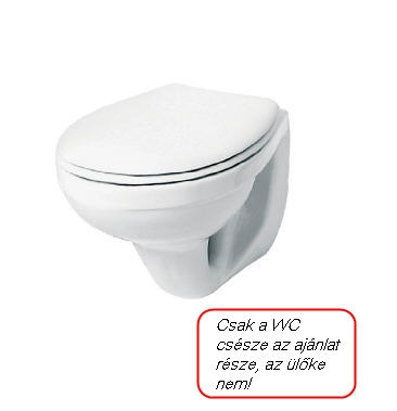 Kolo Idol mélyöblítésű hátsó kifolyású fali WC csésze fehér