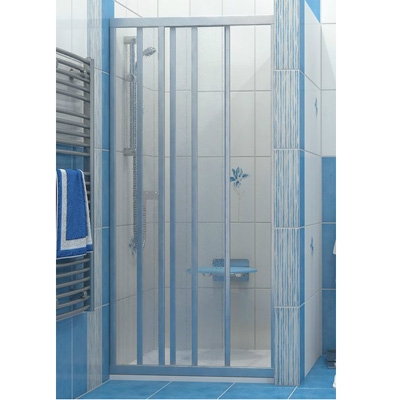 Ravak SUPERNOVA ASDP3-90 zuhanyajtó szatén profil transparent üveg