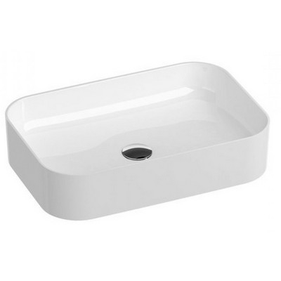 Ravak Ceramic Slim R beépíthető mosdó túlfolyó nélkül 55 cm fehér XJX01155002