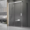 Ravak Matrix MSDPS 120x90 szögletes zuhanykabin krómhatású keret transparent üveg bal