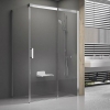 Ravak Matrix MSDPS 100x80 szögletes zuhanykabin fehér keret transparent üveg jobb