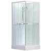 Roltechnik SIMPLE SQUARE szögletes zuhanybox 80 transparent üveg fehér profil