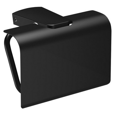 Sapho Zen Black fedeles WC papír tartó fekete 166473