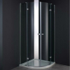 Wellis Arno 90 íves zuhanykabin alumínium profil átlátszó üveg