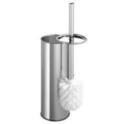   Bisk NIAGARA II álló WC kefe tartó rozsdamentes acél króm (00176)