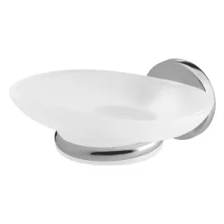   Bisk ONTARIO 00224 króm szappantartó üveg betéttel (00224)