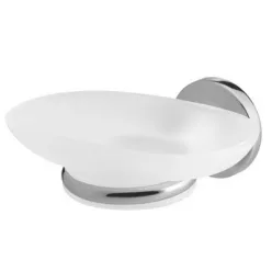 Bisk ONTARIO króm szappantartó üveg betéttel (00224CH)