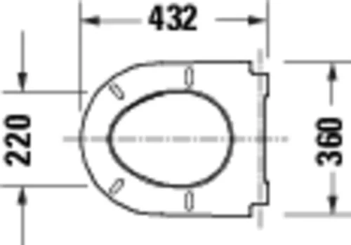Duravit D-Code WC-ülőke fehér Magasfényű (0028410021)