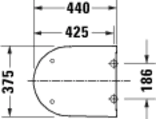 Duravit D-Code WC-ülőke fehér Magasfényű (0028410021)
