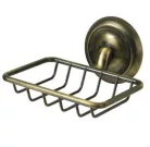 Bisk DECO antikolt réz rácsos szappantartó (00406AB)