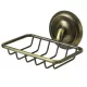Bisk DECO antikolt réz rácsos szappantartó (00406AB)