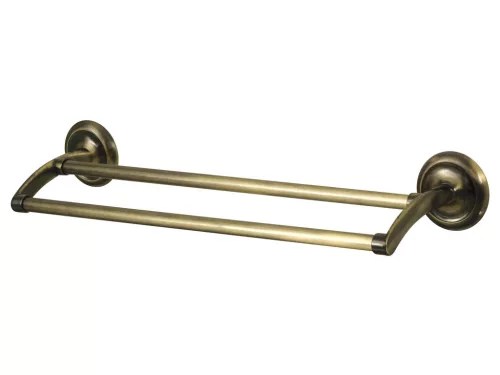 Bisk DECO 00411 610 mm-es antikolt dupla törölközőtartó (00411)