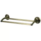Bisk DECO antikolt réz dupla törölközőtartó rúd 610 mm (00411AB)
