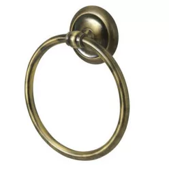   Bisk DECO antikolt réz törölközőtartó gyűrű (00414AB)