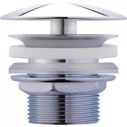 Duravit PushOpen leeresztő túlfolyó nélkül 5/4 króm 0050241000 rajz