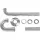 Duravit csőszifon 5/4 króm 0050260000 rajz