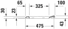 Duravit D-Code WC-ülőke Vital fehér (0060310000)