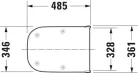 Duravit D-Code WC-ülőke Vital fehér (0060390000)