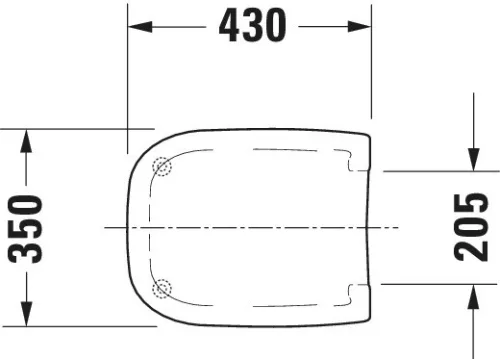 Duravit D-Code WC-ülőke fehér (0067310099)