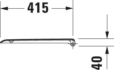 Duravit D-Code WC-ülőke fehér (0067310099)